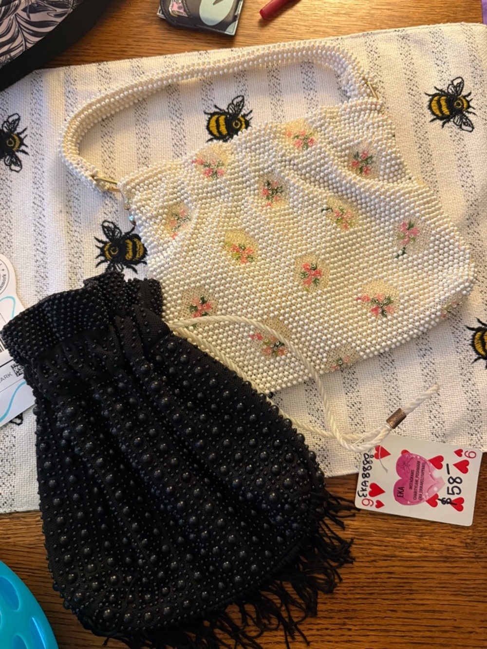 Black beaded only